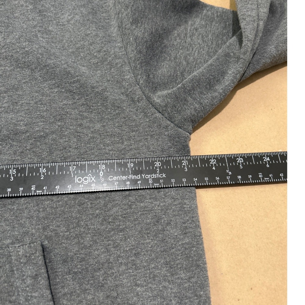 Romwe Gray Full Zip Hoodie Women Size Small - Picture 6 of 8